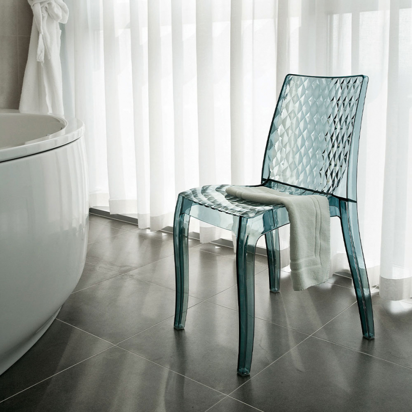  Hypnotic Grand Soleil: Stuhl Polycarbonat Durchsichtig Stapelbar 