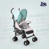 Kinderwagen 15 kg klappbar mit verstellbarer Rückenlehne 4 Räder Buggago 