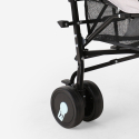 Kinderwagen 15 kg klappbar mit verstellbarer Rückenlehne 4 Räder Buggago 