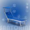 2er Set Liegestühle Strandliegen Sonnenliegen aus Aluminum Santorini Angebot