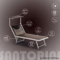 Liegestuhl Strandliege Sonnenliege aus Aluminium Santorini Limited Edition Angebot