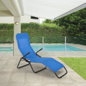 4er Set Liegestühle Strandliegen Sonnenliegen klappbar aus Stahl für Strand und Garten Pasha Eigenschaften