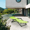 4er Set Liegestühle Strandliegen Sonnenliegen faltbar für Garten Emily Lux Zero Gravity 