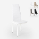 Moderner Design Stuhl gepolstert aus Kunstleder für Esszimmer Restaurant Imperial Rabatte