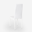 Moderner Design Stuhl gepolstert aus Kunstleder für Esszimmer Restaurant Imperial Kosten