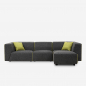 Modulares 3-Sitzer-Sofa aus Stoff in modernem Stil mit Hocker Jantra Angebot