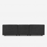 Modulares 3-Sitzer-Sofa aus Stoff in modernem Stil mit Hocker Jantra Katalog