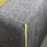 Modulares 3-Sitzer-Sofa aus Stoff in modernem Stil mit Hocker Jantra Maße