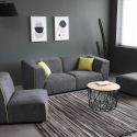 Modulares 3-Sitzer-Sofa aus Stoff in modernem Stil mit Hocker Jantra Preis