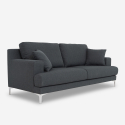 3-Sitzer-Sofa aus Stoff im skandinavischen Stil für Wohnzimmer und Lounges Yana Sales