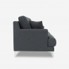 3-Sitzer-Sofa aus Stoff im skandinavischen Stil für Wohnzimmer Yana
