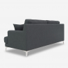 3-Sitzer-Sofa aus Stoff im skandinavischen Stil für Wohnzimmer und Lounges Yana Katalog
