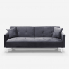 3-Sitzer-Schlafsofa aus Samtstoff mit Modernem Design Villolus Lagerbestand
