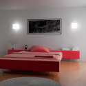 Moderne Design-Wand- und Deckenleuchte Slide Cubo Wall Aktion