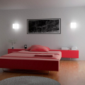 Moderne Design-Wand- und Deckenleuchte Slide Cubo Wall Aktion