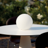 Bunte Tischlampe Kugel RGB Modernes Design Slide Globo 25 LED Aktion