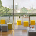 Pouf Würfelstuhl aus weichem Polyurethan, modernes Design, Slide Soft Cubo Katalog