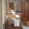 Pouf Würfelstuhl aus weichem Polyurethan, modernes Design, Slide Soft Cubo Lagerbestand