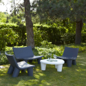 Moderne Design Lounge-Sessel im Afro-Stil für Zuhause, Bar und Lokale Slide Low Lita 