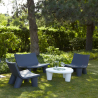 Moderne Design Lounge-Sessel im Afro-Stil für Zuhause, Bar und Lokale Slide Low Lita 