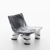 Afro Lounge Sessel Schwarz Und Weiß Für Haus Garten Zimmer Design Dia Niedrig Lita Jahrestag Verkauf
