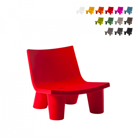 Moderne Design Lounge-Sessel im Afro-Stil für Zuhause, Bar und Lokale Slide Low Lita Aktion