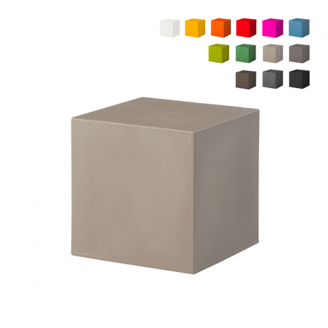 Couchtisch viereckig Stuhl Bank Modernes Farbiges Design Slide Cubo Pouf