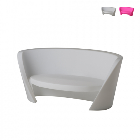 Leuchtendes Sofa Modernes Design für Außenbereich und Garten Slide Rap Aktion