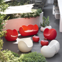 Ovale Design-Couchtisch für Innen-/Außenbereich Slide Blos Low Table Kauf