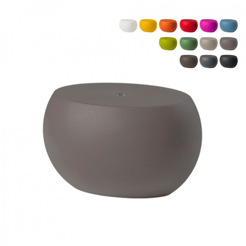 Ovale Design-Couchtisch für Innen-/Außenbereich Slide Blos Low Table Aktion