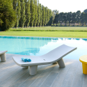 Moderne Sonnenliege aus Polyethylen für Garten und Pool Slide Low Lita Lounge 