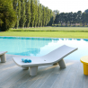 Sonnenliege Sonnenliege Modernes Design Polyethylen Garten Pool Rutsche Niedrig Lita Lounge 