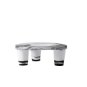 Design-Couchtisch mit Glasplatte für Garten & Zuhause Slide Low Lita Table Anniversary Angebot