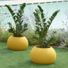 Ovaler Blumentopf im modernen Design Slide Blos Pot