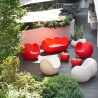 Schaukelsofa für Innen und Außen, modernes Design, Slide Blossy 