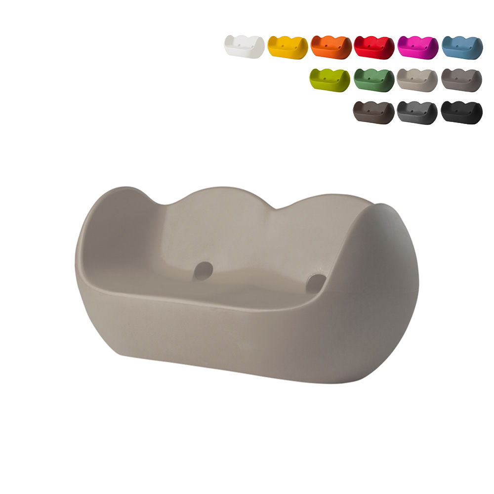 Schaukelsofa für Innen und Außen, modernes Design, Slide Blossy