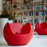 Moderne Schaukelstuhl-Design-Sessel für Innenräume, Außenbereiche, Bar und Garten Slide Blos 