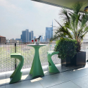 Moderner Bartisch für Hocker Design für Haus und Garten Slide Jet 
