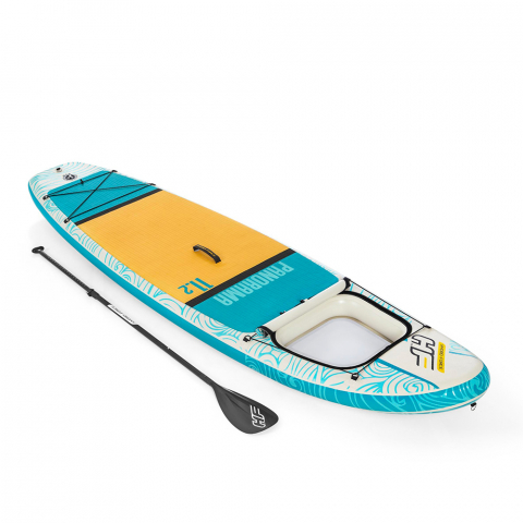 Bestway Hydro-Force Panorama SUP Paddle Board transparent 65363 340cm Aktion