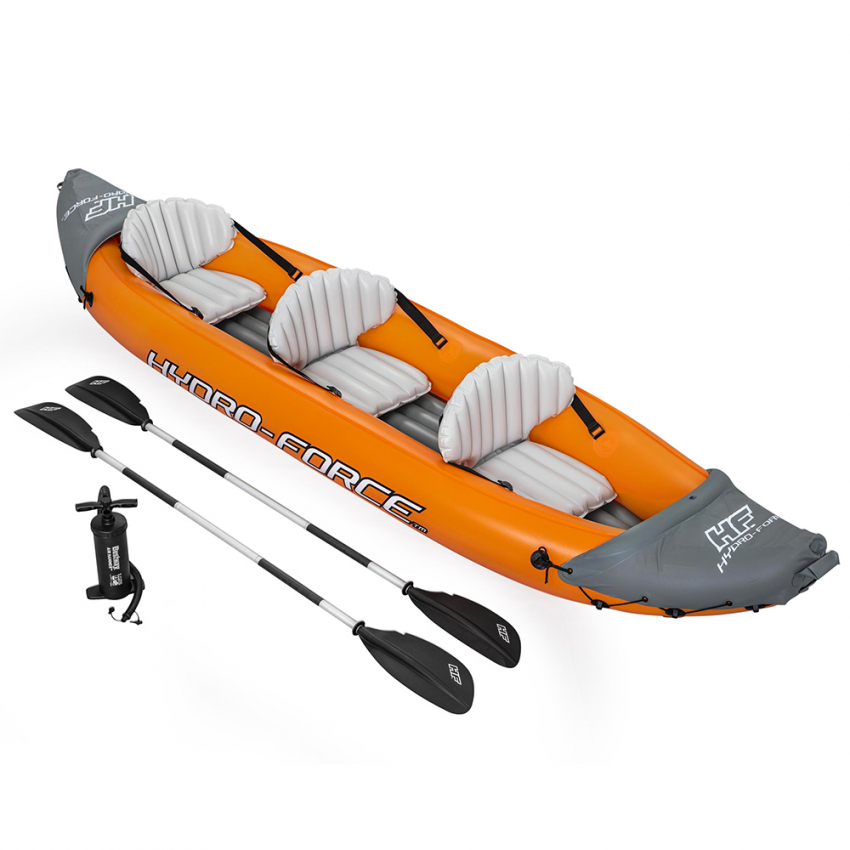 Aufblasbares Kanu Kayak für 3 Leute Lite Rapid X3 Hydro-Force Bestway 65132