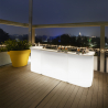 Leuchtende Bartheke, anpassbare Cocktailstation Slide Break Line Angebot