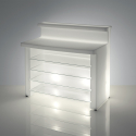 Leuchtende Bartheke, anpassbare Cocktailstation Slide Break Line Sales