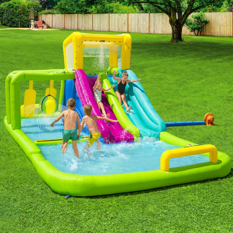 Splash Course aufblasbarer Wasserspielplatz für Kinder mit Hindernissen Bestway 53387 Aktion