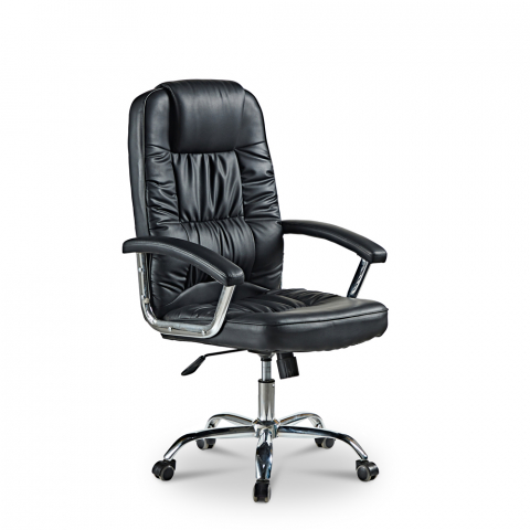 Ergonomischer, gepolsterter Kunstleder-Bürostuhl Commodus Aktion