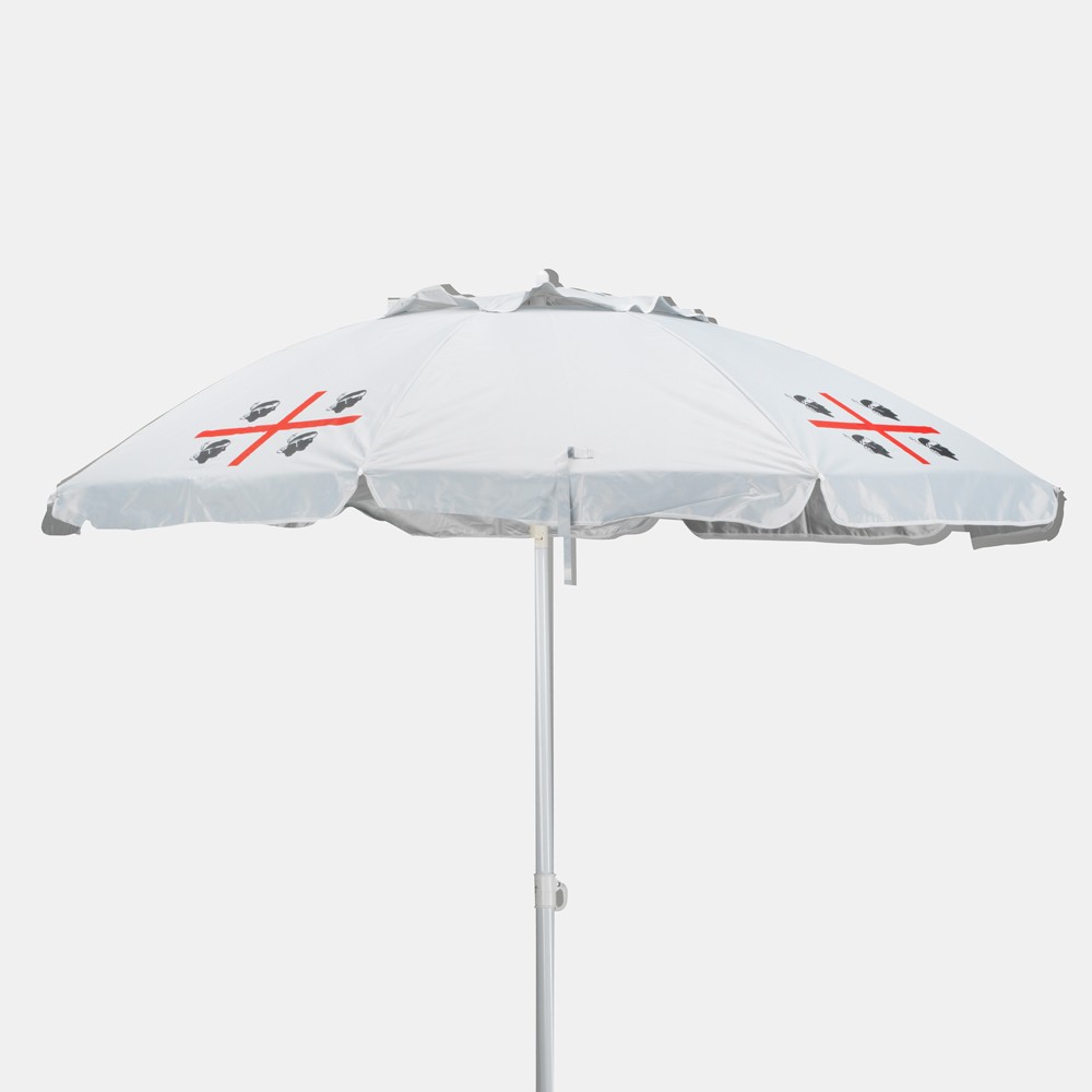 Sonnen Strandschirm Windsicher 200 cm mit Wappen Sardiniens