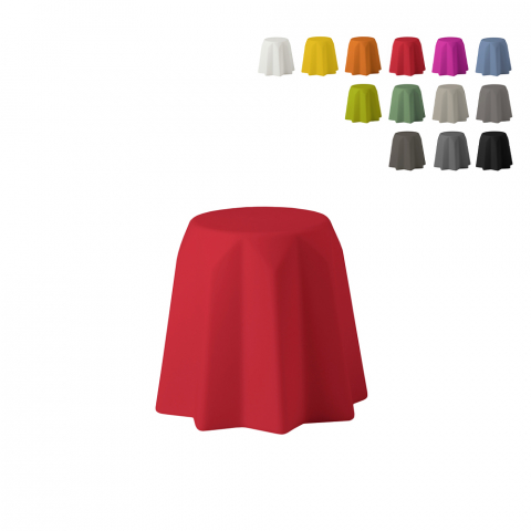 Niedriger Hocker Polyethylen Modernes, extravagantes Design Slide Pandoro Aktion