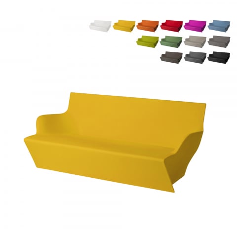 Moderner 2-Sitzer Garten-Außensofa Kami Yon Slide Design Aktion