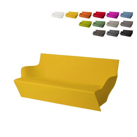 2-Sitzer Outdoor-Sofa Kissen Origami-Stil Design Slide Kami Yon
