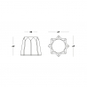 Moderner leuchtender Hocker im extravaganten Design Slide Pandoro Light Angebot