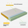 Veradea Matratzenduo Memory Foam 7 Zonen abnehmbar 25cm 160x190cm Sales